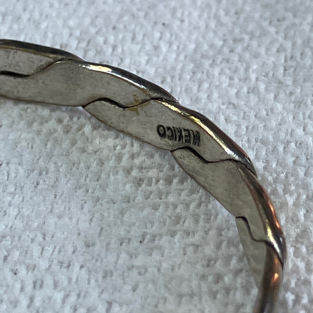 Chic Sterling Silver Twisted Bangle Bracelet - image 4